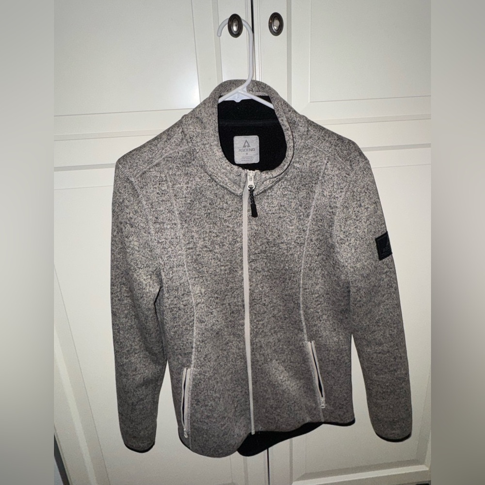 Ascend Heather Gray Full Zip Jacket